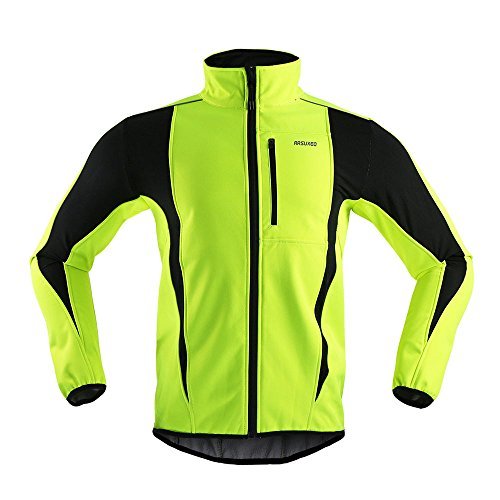 M.Baxter Fahrrad Trikot Winter Herbst Fahrradbekleidung Wasserdicht Winddicht Atmungsaktiv Warm Fleece Jacke  